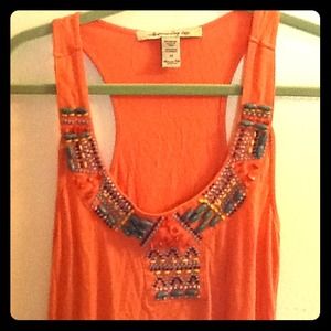 Beautifully Beaded Sleeveless Shirt