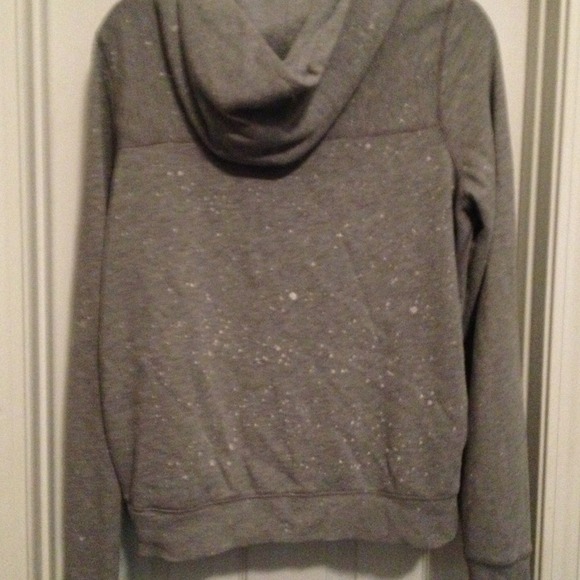 VICTORIA'S SECRET "pink" grey art splatter hoodie - Picture 4 of 4
