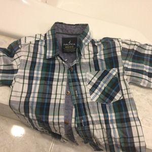 Boys nautica long sleeve shirt