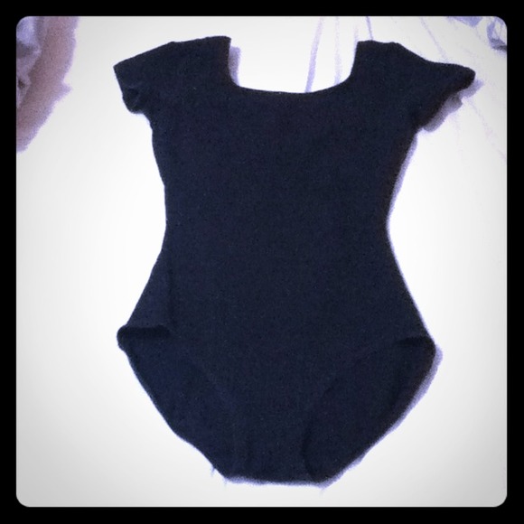 black leotard