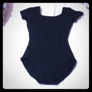 black leotard