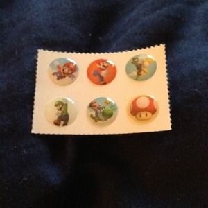 Super Mario Bros home buttons