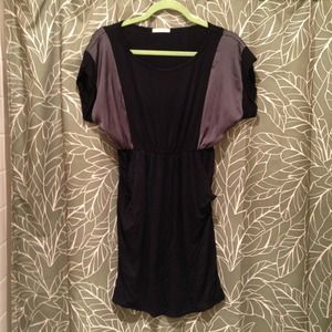 Black jersey dress