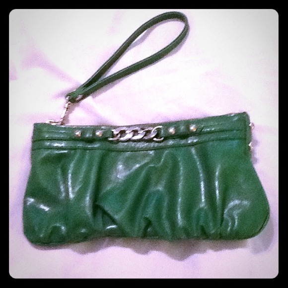 Express Green Wristlet