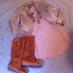 ❌SOLD! Silver Shimmer Blazer