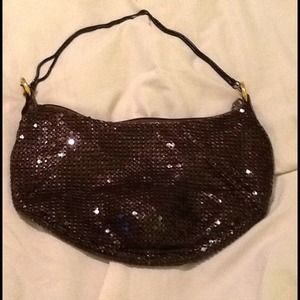 Brown Sequin Purse