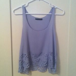 Blue brandy melville tank top