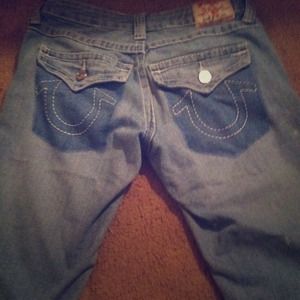 True Religion Jean capris shorts (knee length)