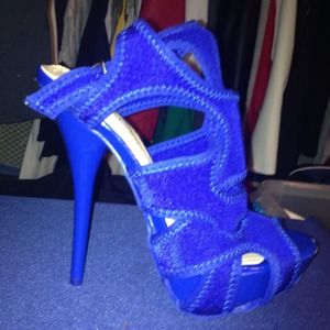 Blue heels