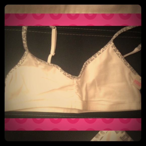 SOLD.   Victoria secret Pink white/silver animal