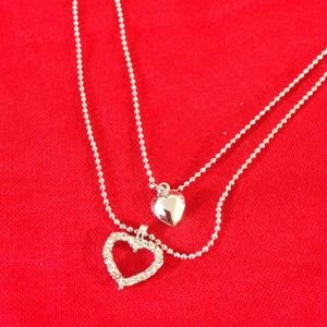 Double heart necklace !!!!