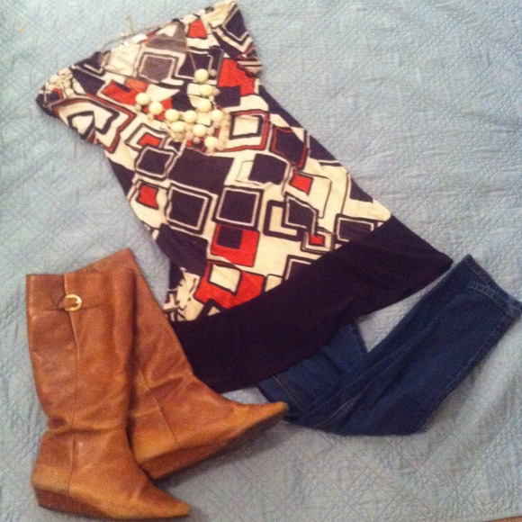 Glam Boutique Brand Geometric Tunic