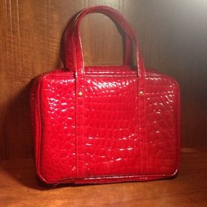 👝 Red Travel Accessory or Toiletry Bag.