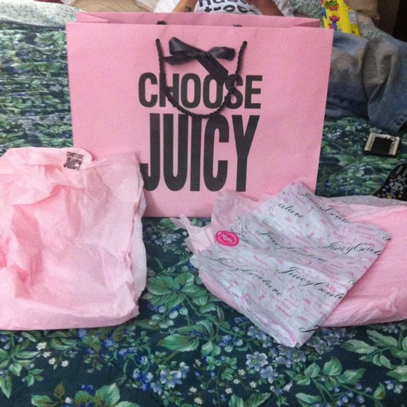 XLarge Juicy Couture shopping bag