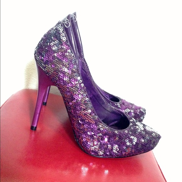 Ed Hardy sequin pumps