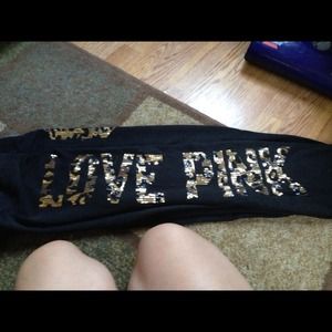 Leopard bling hoodie and sweats trading