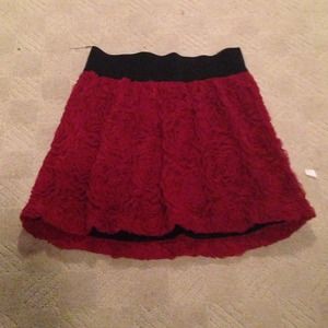 Rose Print Skirt