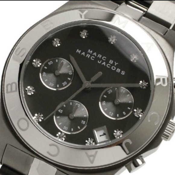 SOLD! Marc Jacobs gunmetal watch new with tags!!!