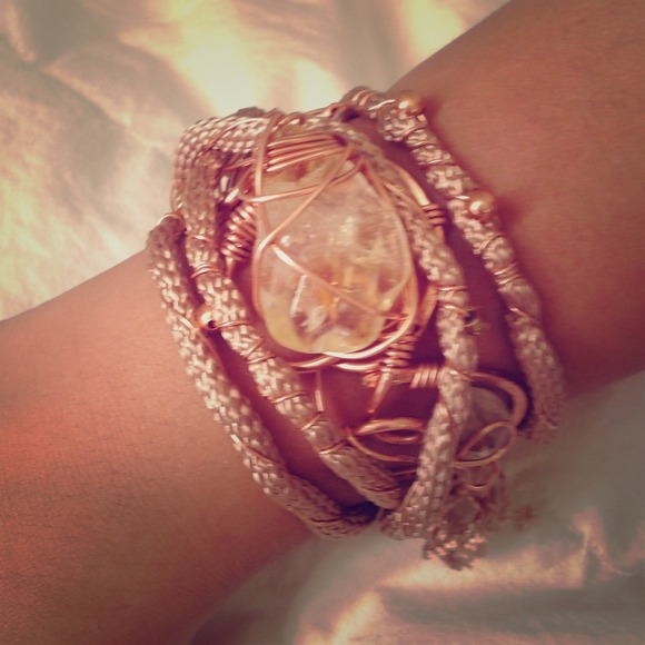 Citrine & Copper Bracelet SOLD!!!!