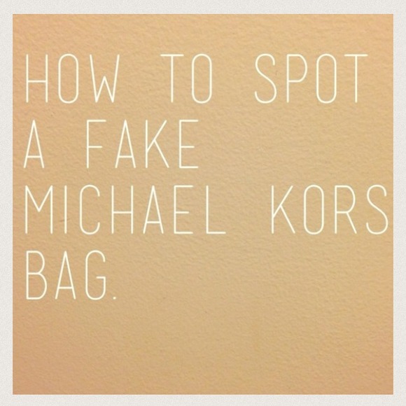 Michael Kors | Other | How To Spot A Fake Mk Bagitem | Poshmark