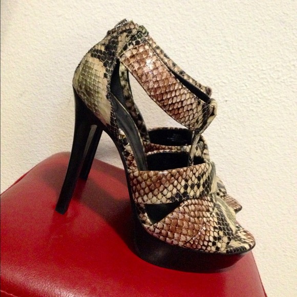 BCBG platform sandals