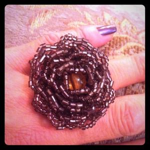 STATEMENT FLOWER RING!!!