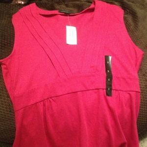 Red NWT Banana Republic tunic