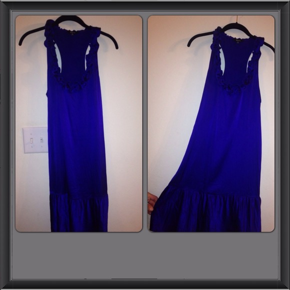 SOLD! violet satin dress from Express