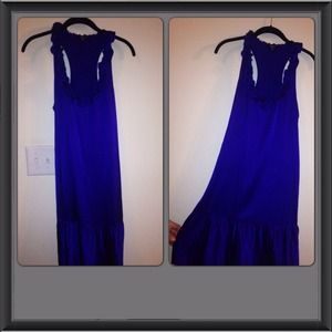 SOLD! violet satin dress from Express