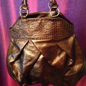 REDUCED!! Metallic Rampage handbag! Gorgeous!!!