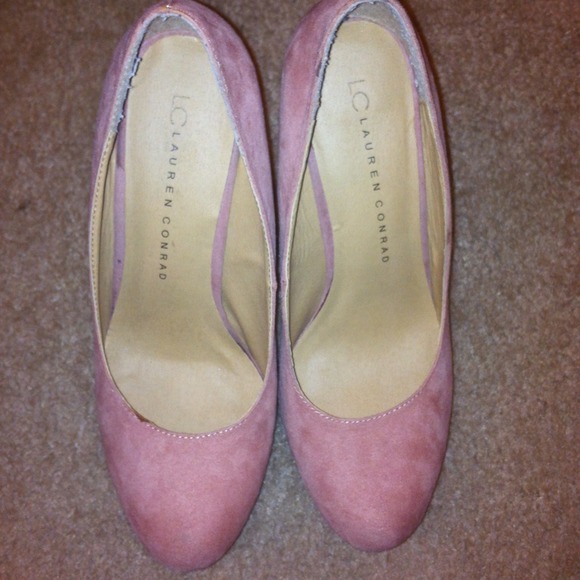 🚫SOLD🚫LC Lauren Conrad Light Pink Heels - Picture 4 of 4
