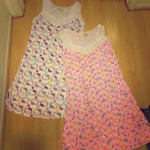 Hello Kitty Pajama Dresses