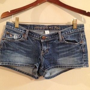 Jean shorts. Abercrombie and Fitch