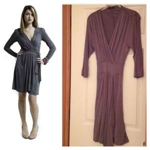 ***DONATED** Grey wrap dress by Tammy Mars