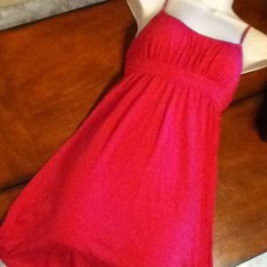 Raspberry colored dress/swim cover up