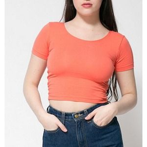 American Apparel Crop Tee available in many colors