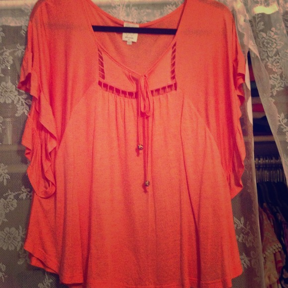 🔴SOLD🔴Ella Moss Coral Top