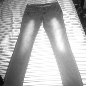 Gray skinny jeans