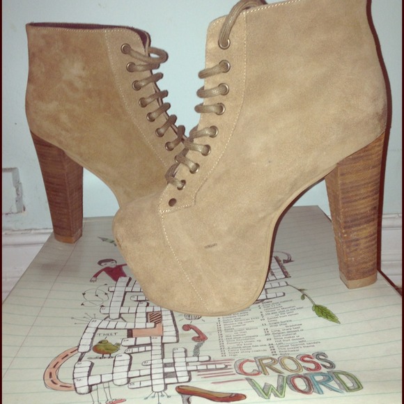 Jeffrey Campbell taupe litas españa!