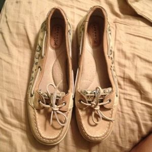 DISCOUNTED!! Leopard Print Sequin Sperrys