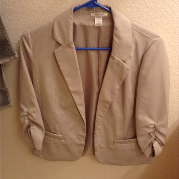 Cream blazer