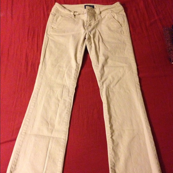 american eagle girl khaki pants