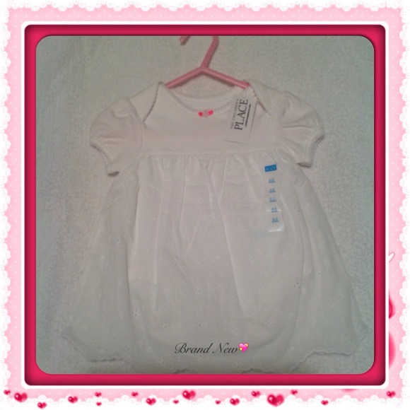 ❌SOLD❌💖 Brand New 0-3 months  White Dress 💖