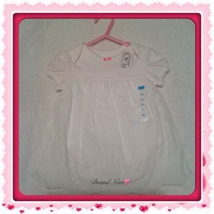 ❌SOLD❌💖 Brand New 0-3 months  White Dress 💖