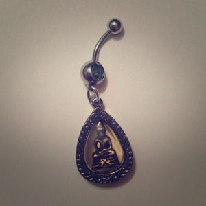 Buddha belly ring