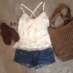 🚫SOLD🚫Hollister, denim shorts, size 1