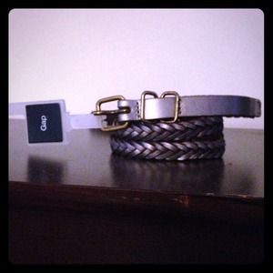 🎉HP 🎉 Silver leather belt