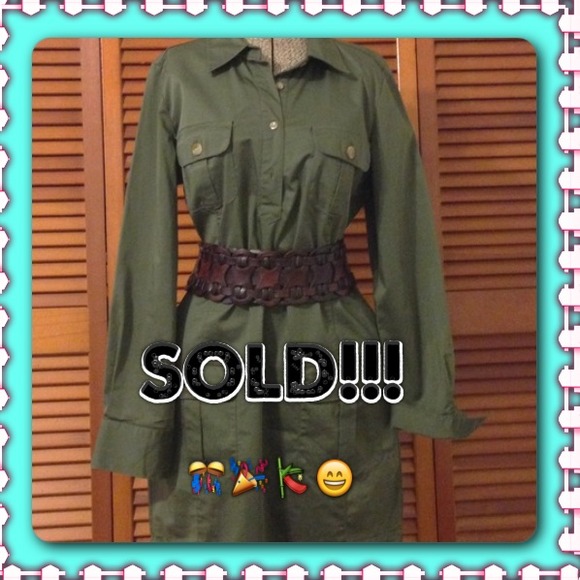 SALE!!!!!🎈🎉Old Navy Safari Cargo Dress size M