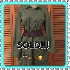 SALE!!!!!🎈🎉Old Navy Safari Cargo Dress size M