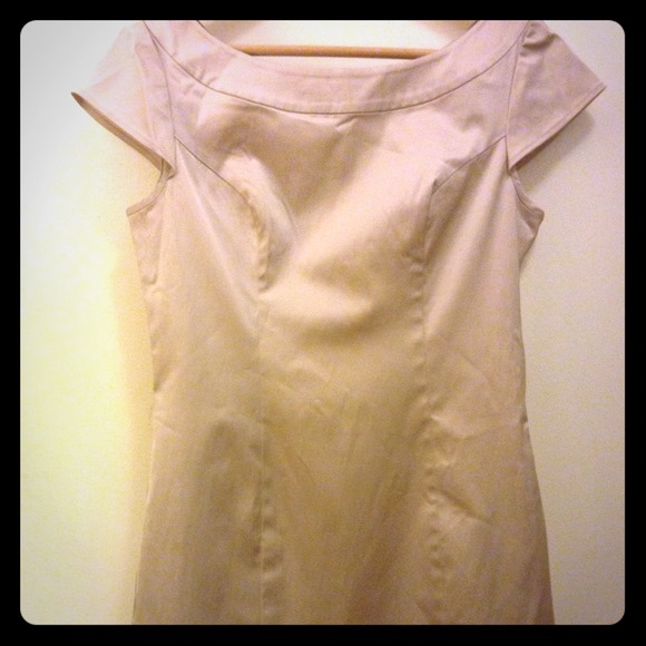 Tan Arden B dress with cap sleeves